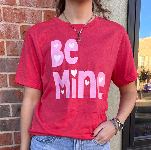 Adult Be Mine SS Red T-shirt