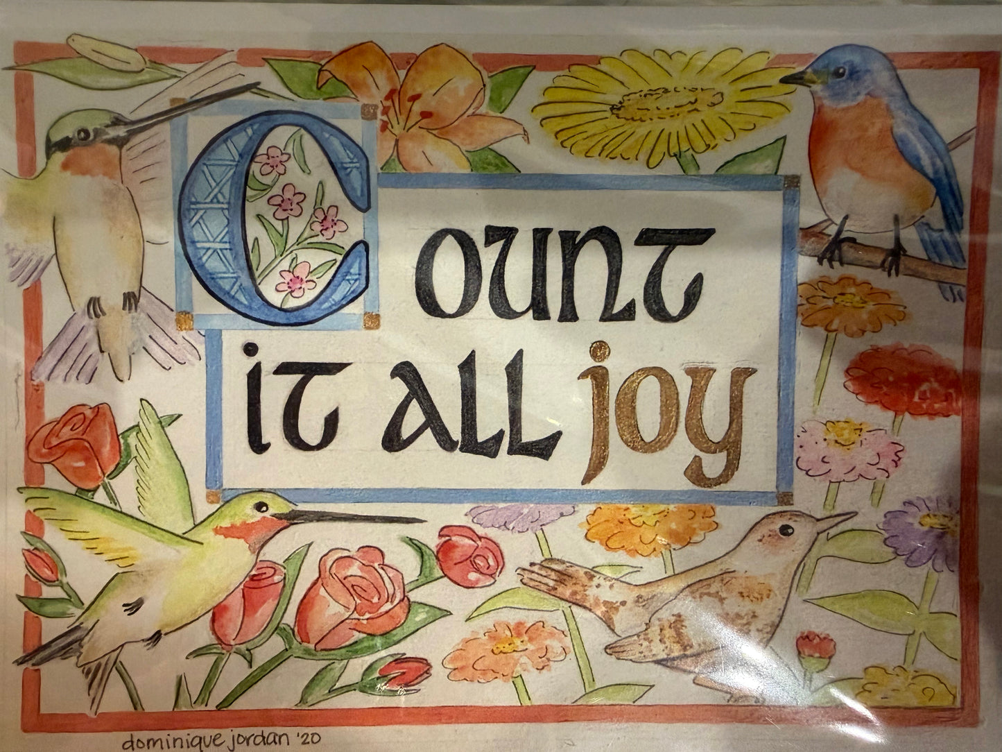 DJ - 5x7 watercolor scripture