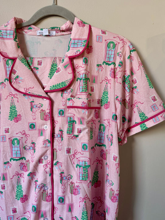 Christmas Cottage Adult PJ's