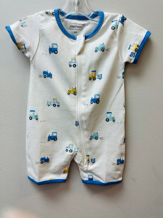 Short Playsuit w/ zip - Farm