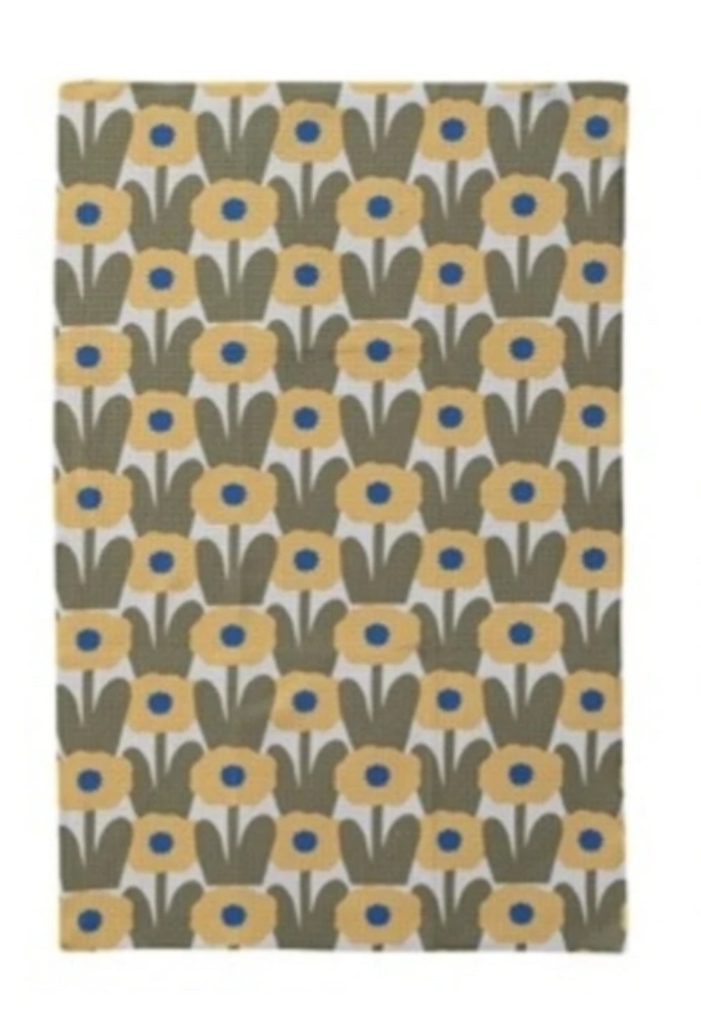 Printed Microfiber Tea Towel flowers