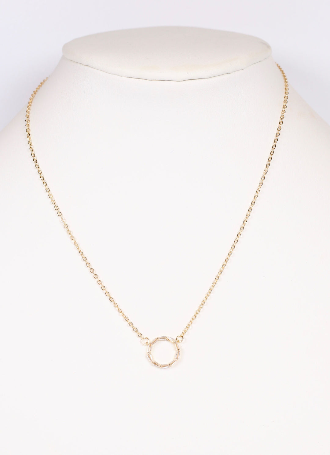 Timothy CZ Circle Necklace