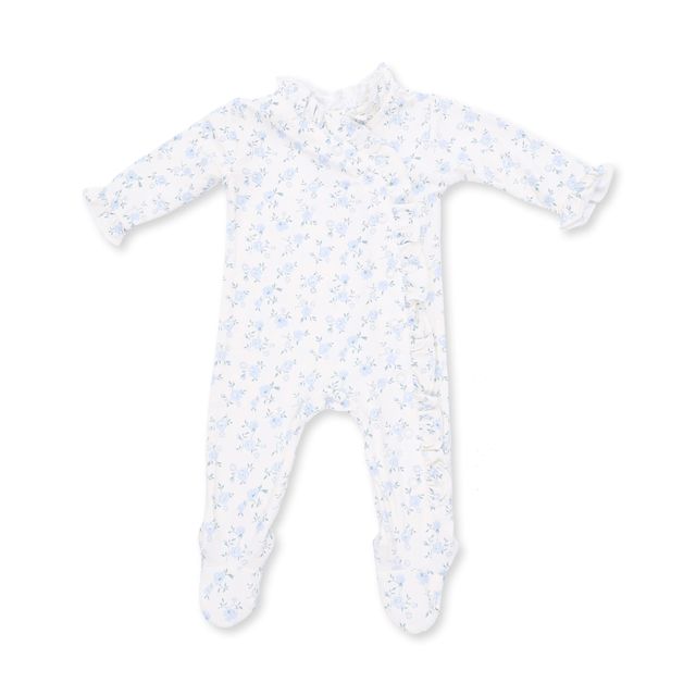 Rose Briar Kimono Ruffle Snap Footie