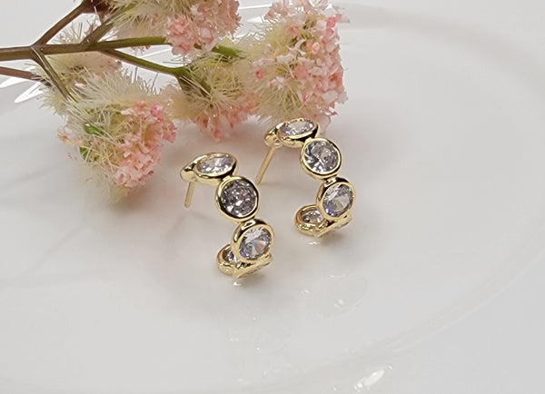 BO Circle Stone Hoop