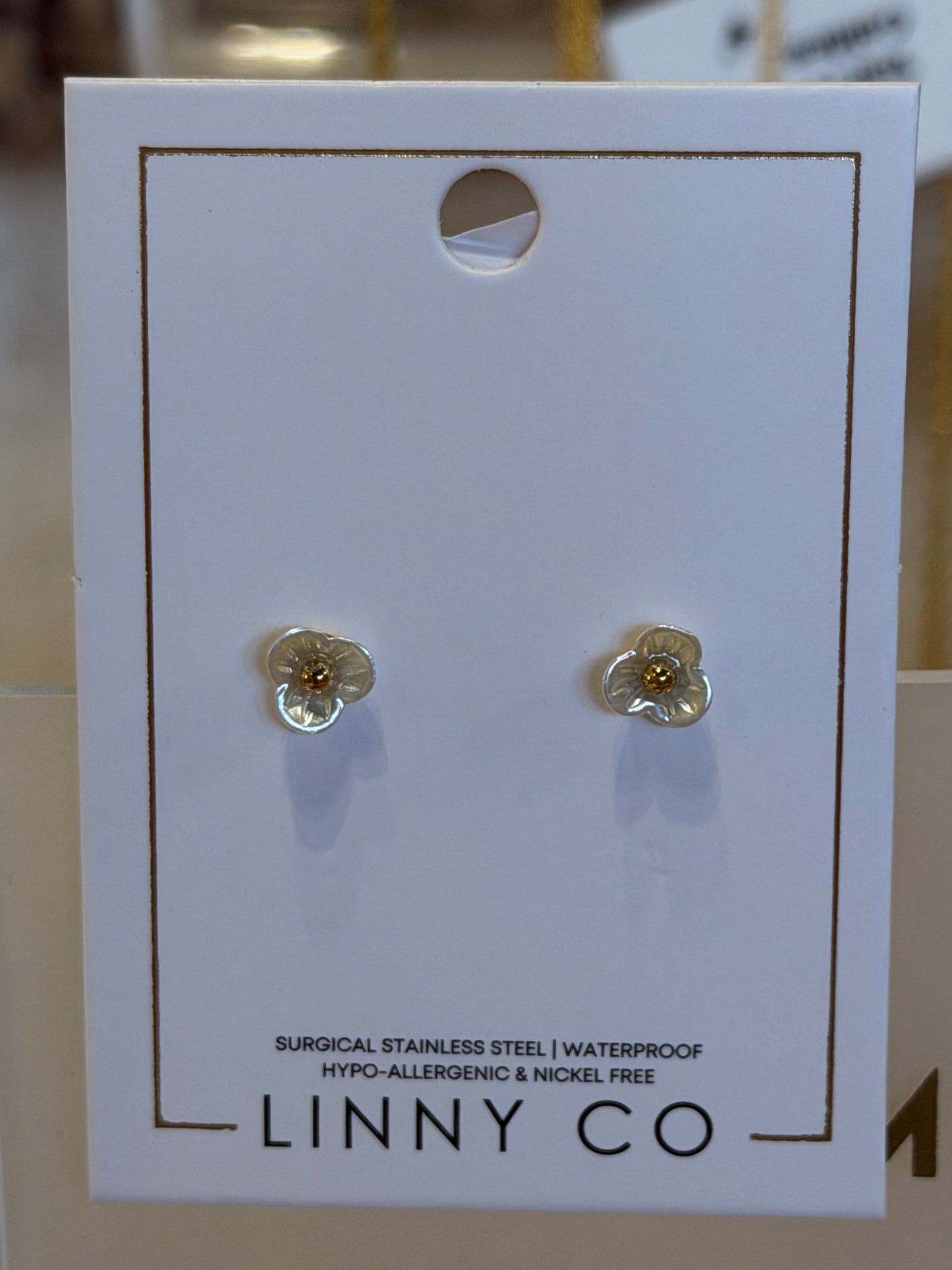 Flatback Screwback Stud Earrings