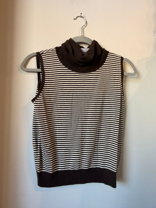 Striped Turtle Neck Sweater