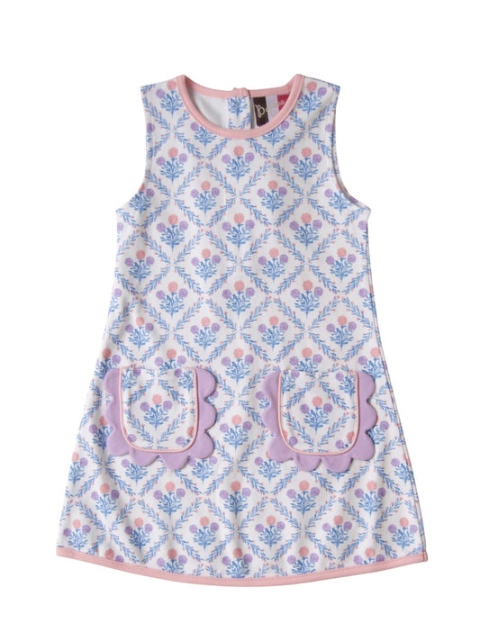 Garden Rosette A-line Dress