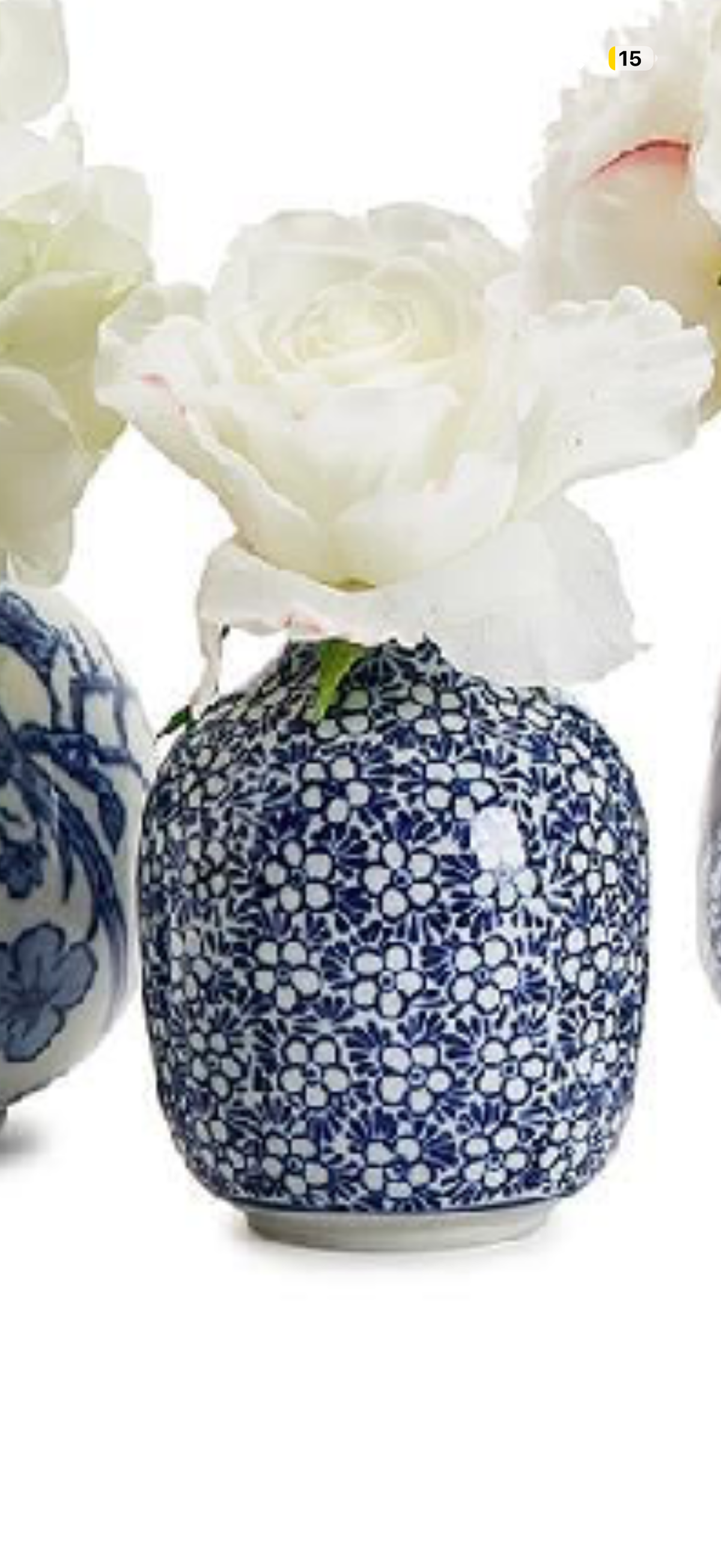 Vase Blue & White