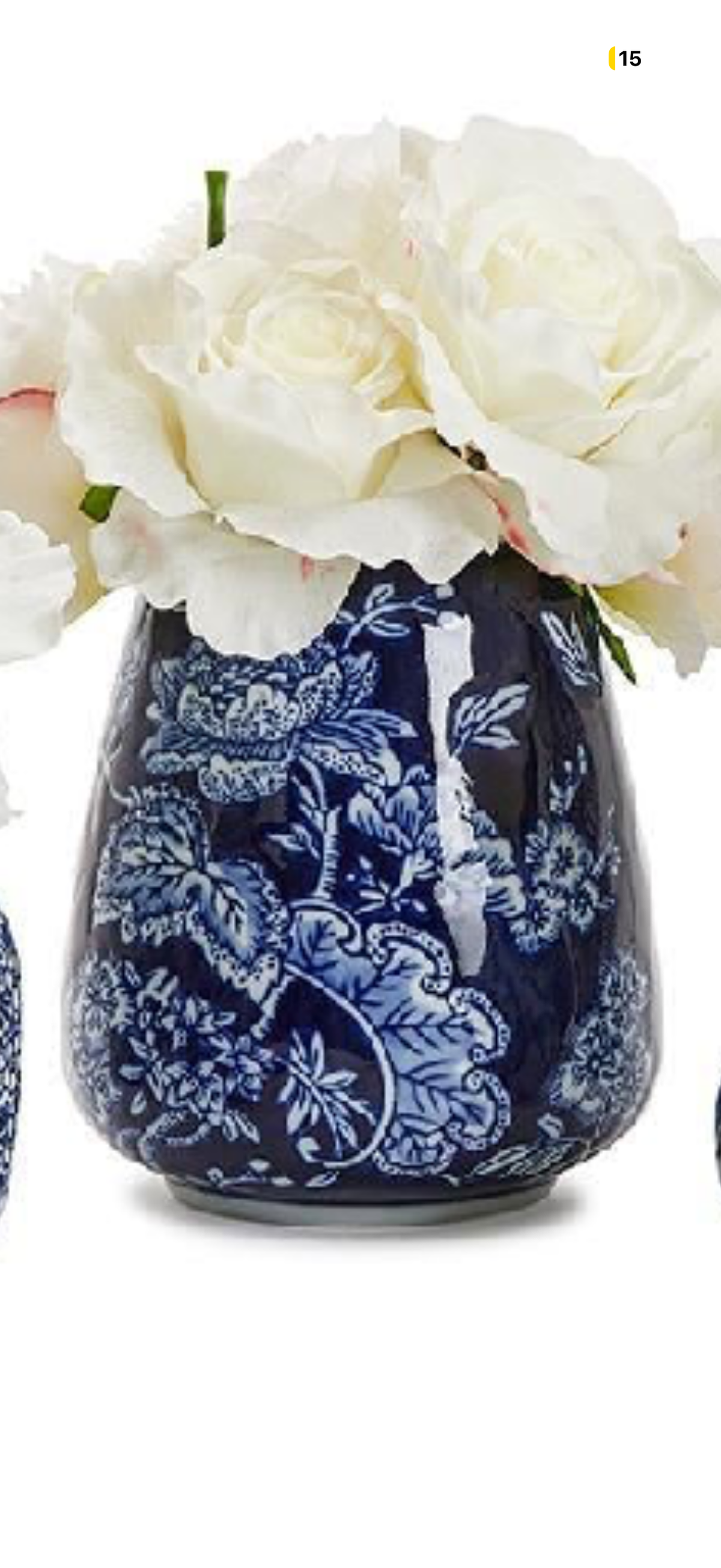 Vase Blue & White