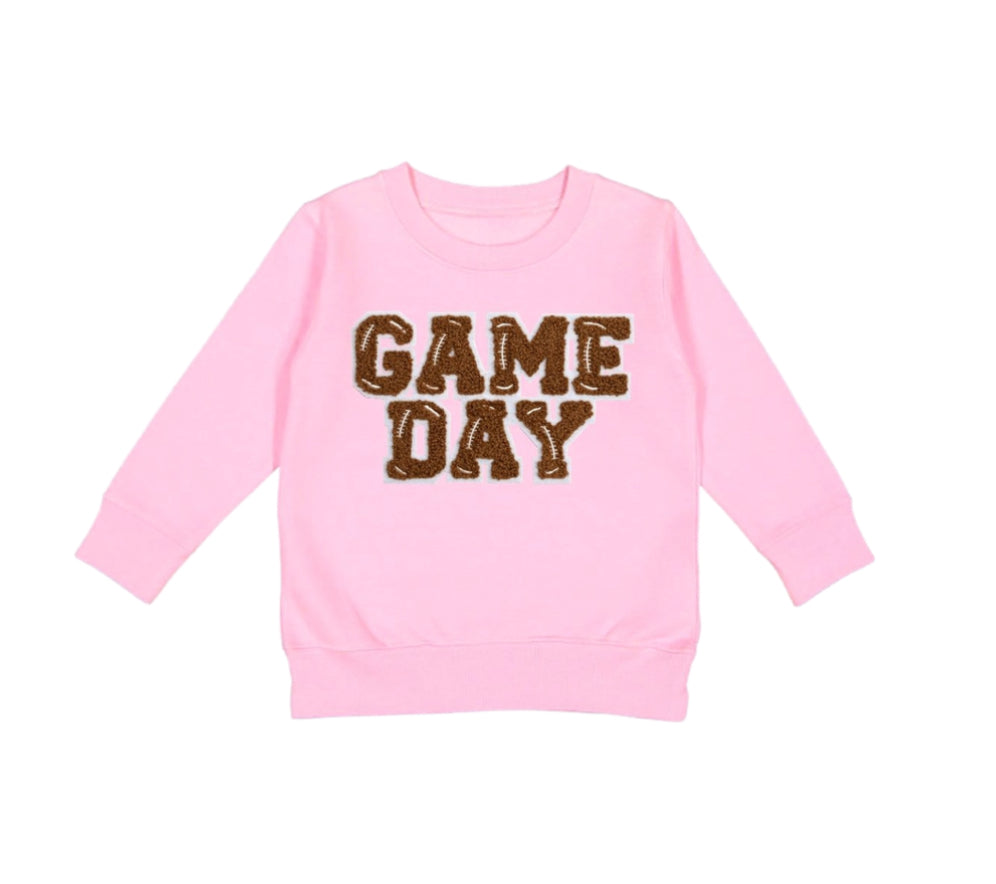 Game Day patch sweatshirt