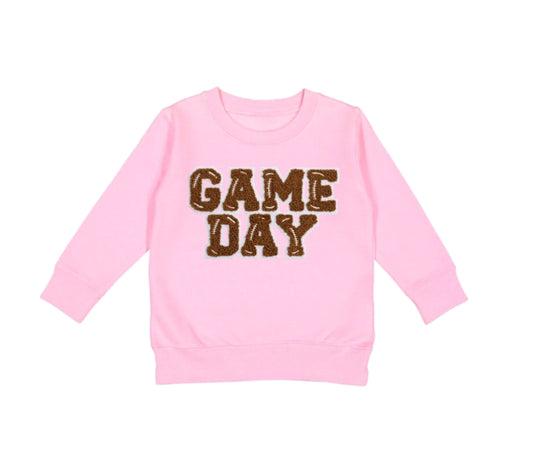 Game Day patch sweatshirt