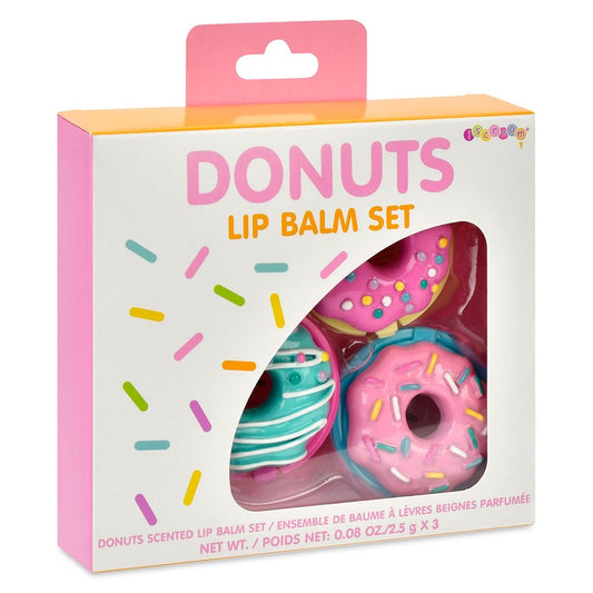 donut lip balm set