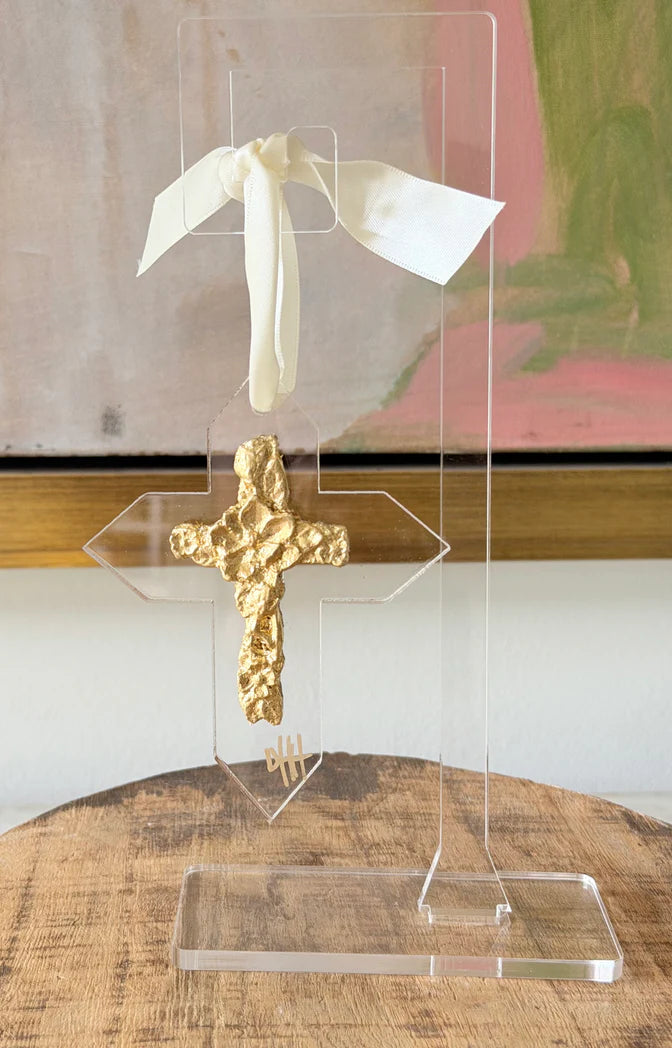 Flower Cross Ornament