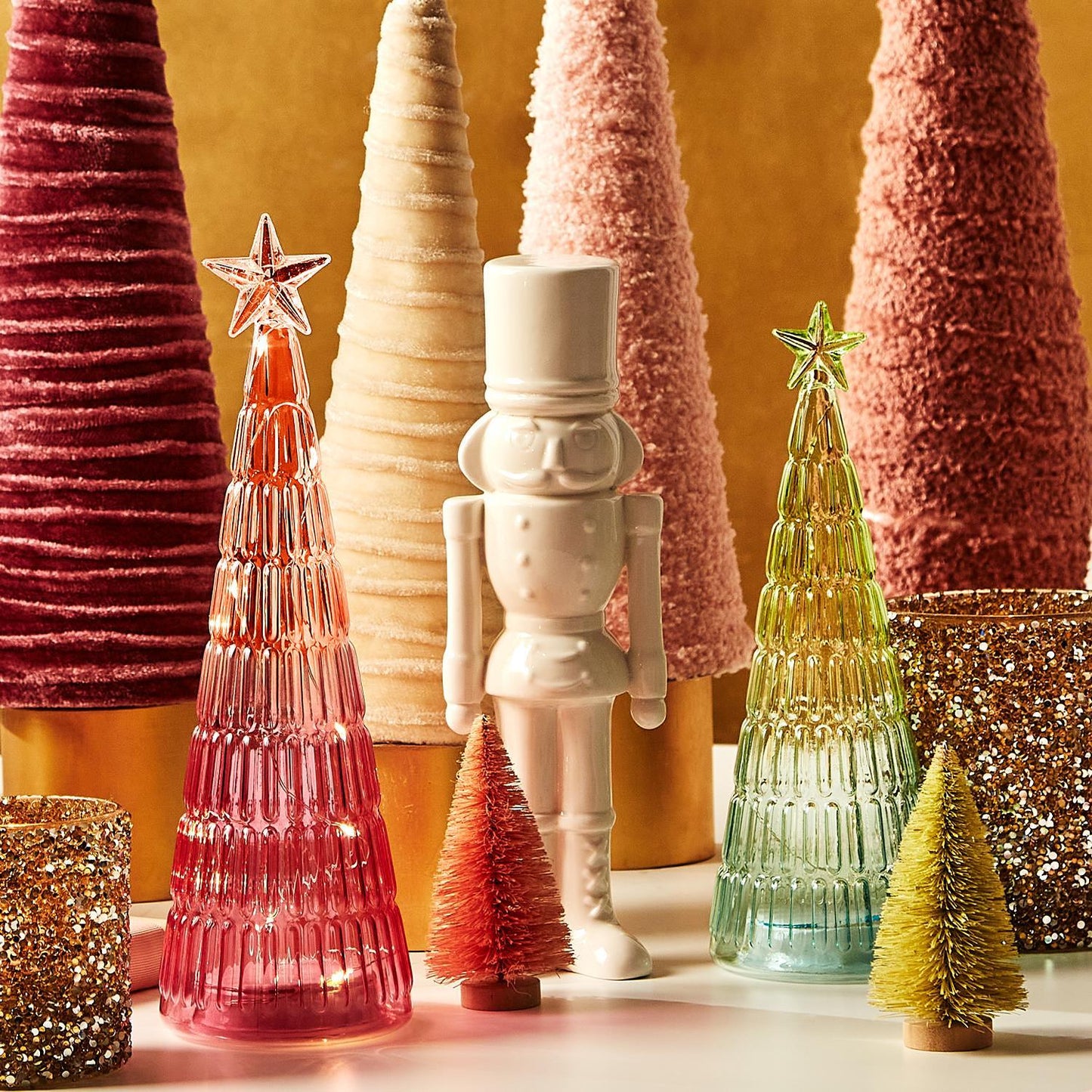 Lg Pastel Ombré Tree Light Up