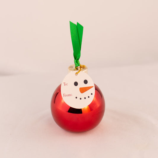 Snowman Bubble Bath Ornament
