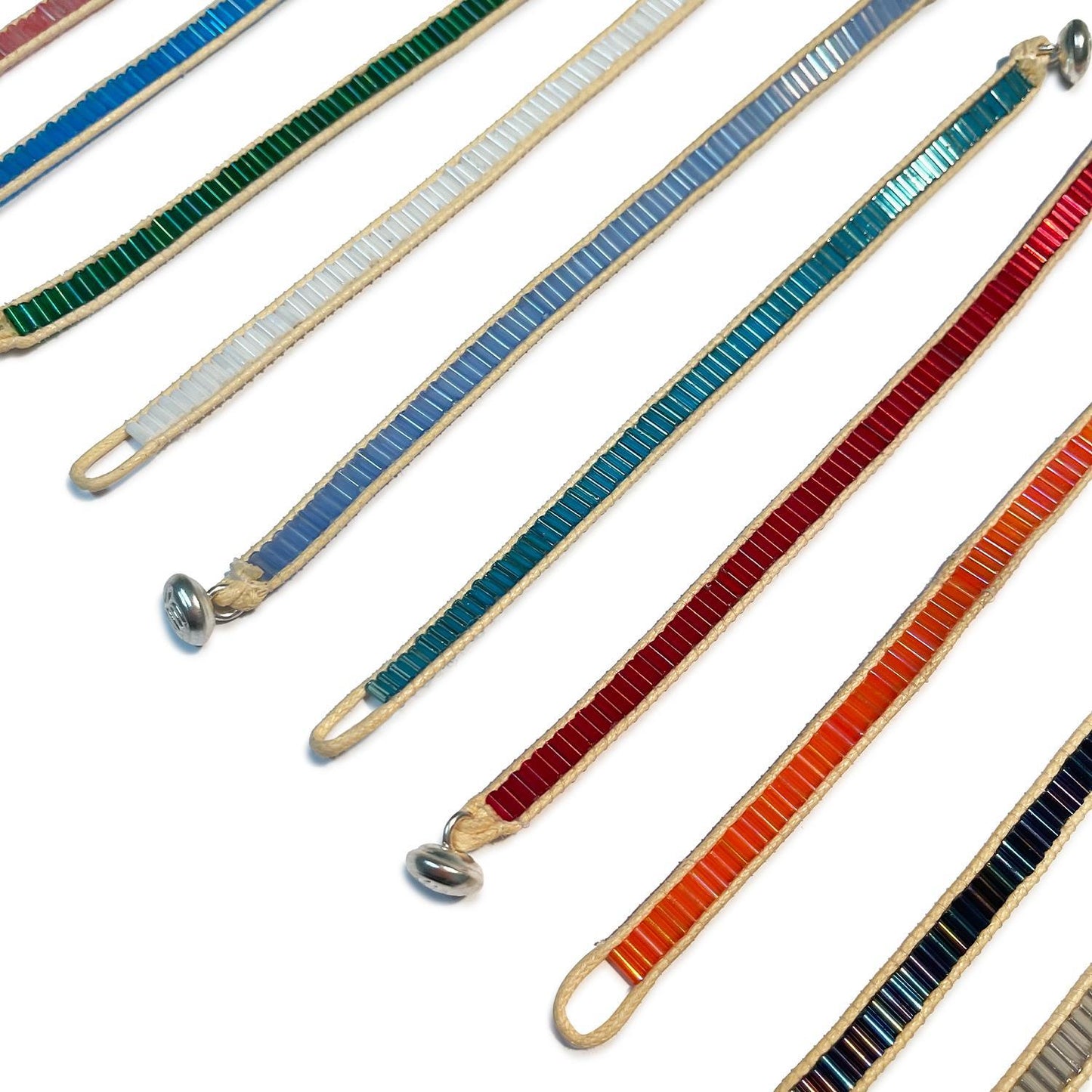 Color Bar Bead Bracelet