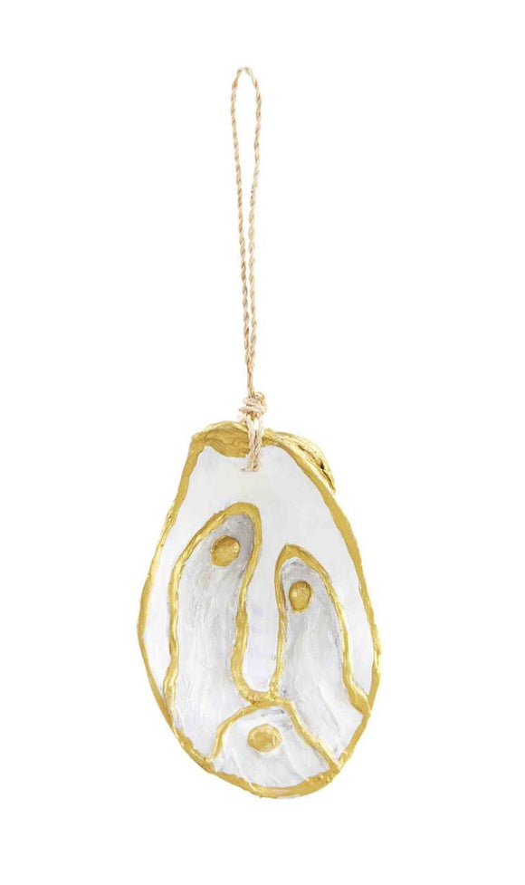 Gold Oyster Shell Ornament