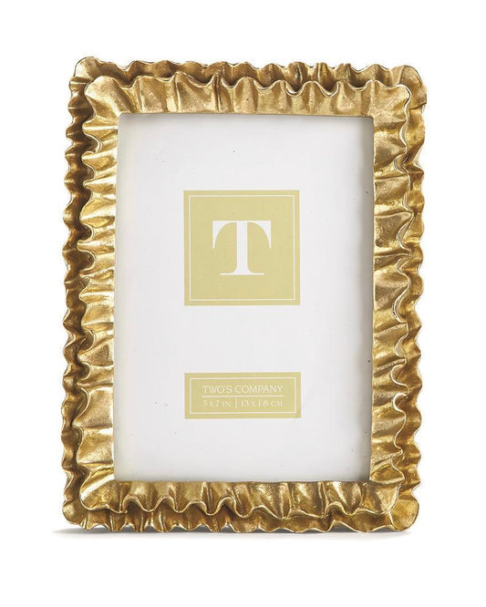 Gold Ruffles Frame 5 x 7