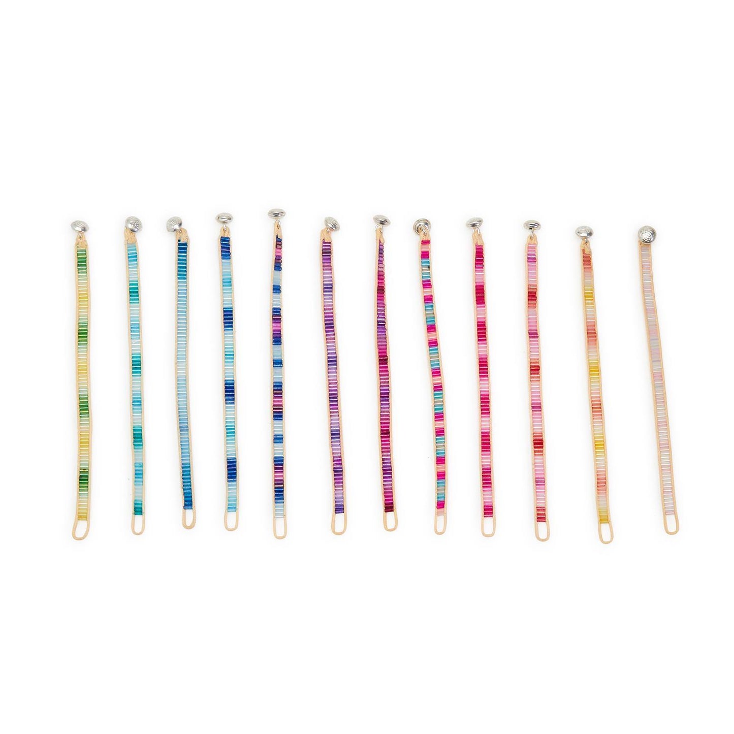 Color Bar Ombré Bead Bracelet