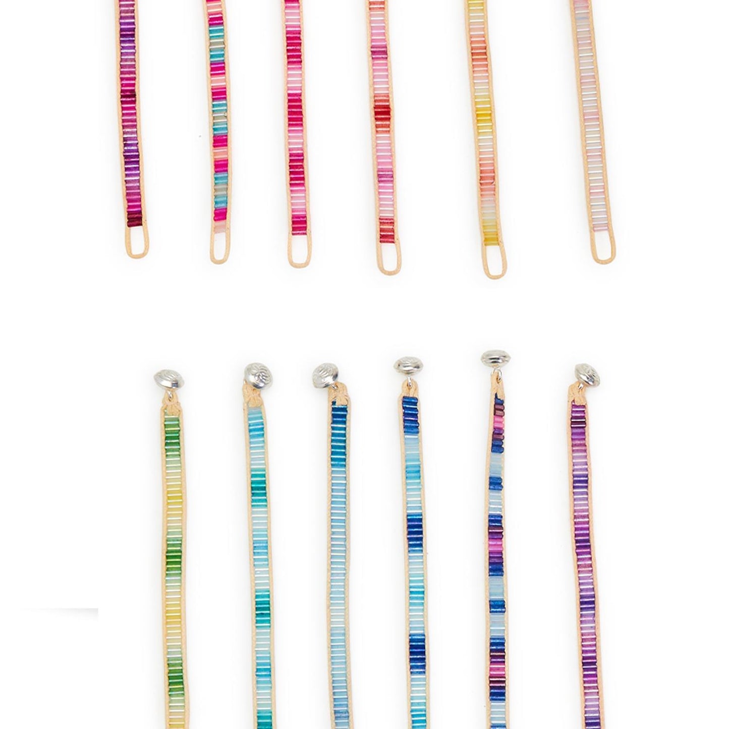 Color Bar Ombré Bead Bracelet