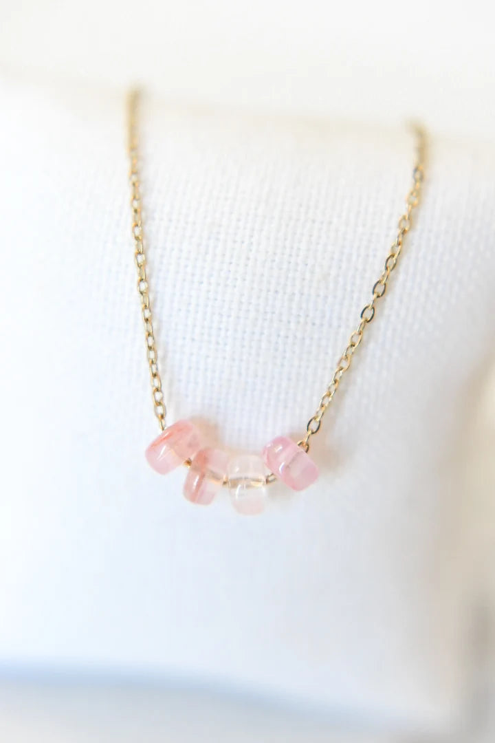 Ella Jane Acrylic Bead Charm Necklace