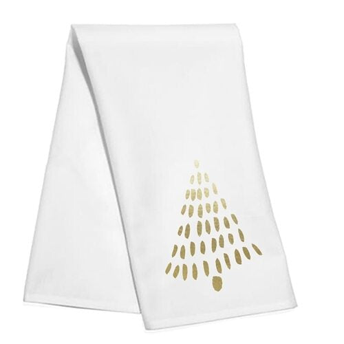 Gold Tree Tea Towel