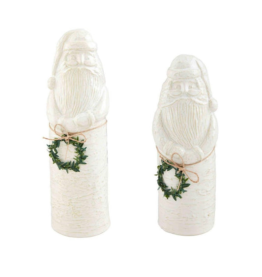 Lg White Santa Sitter