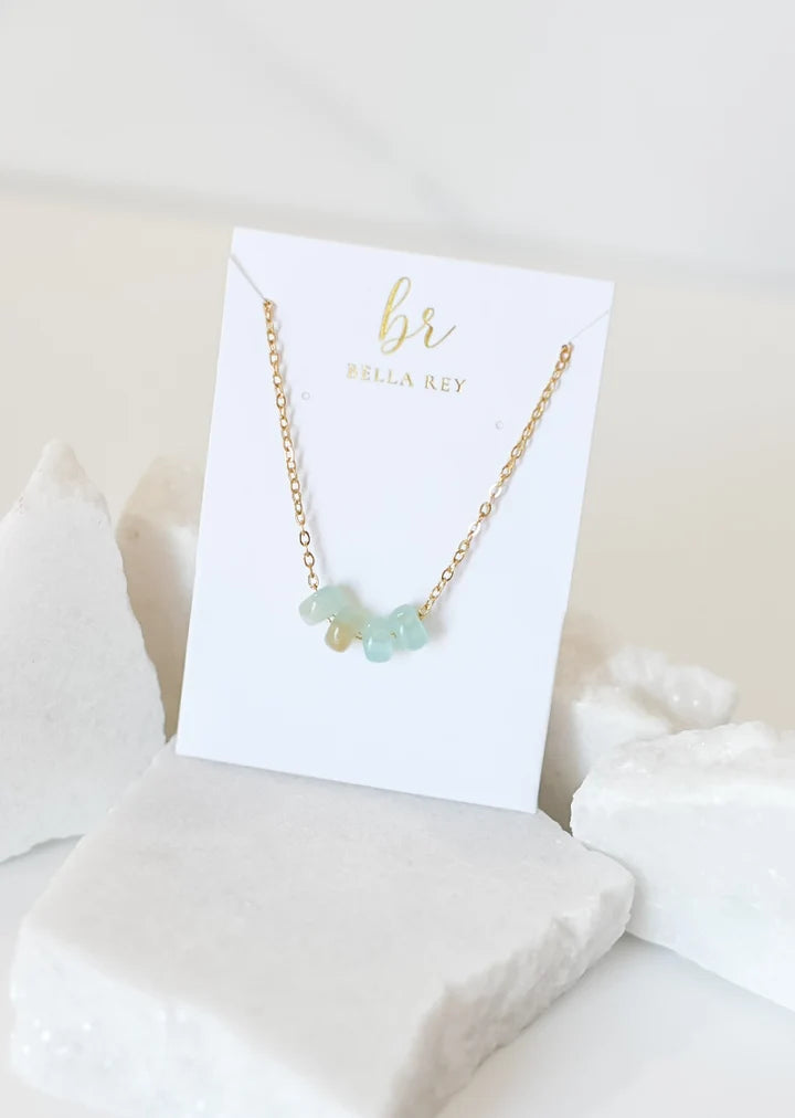 Ella Jane Acrylic Bead Charm Necklace