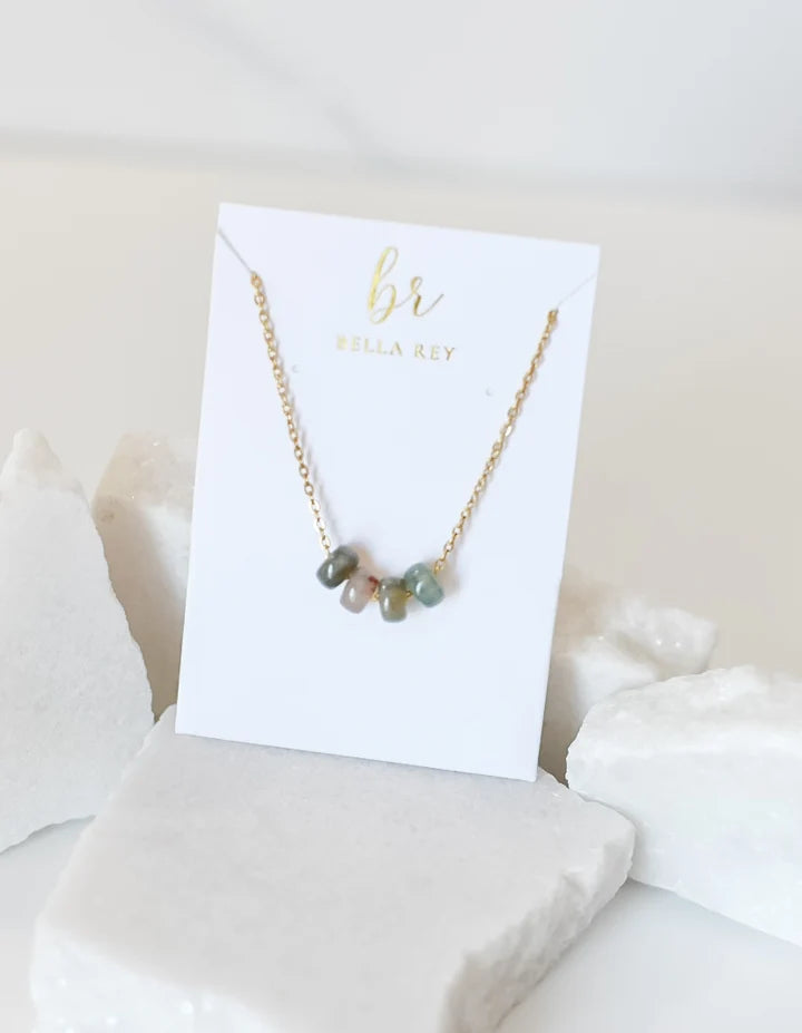 Ella Jane Acrylic Bead Charm Necklace
