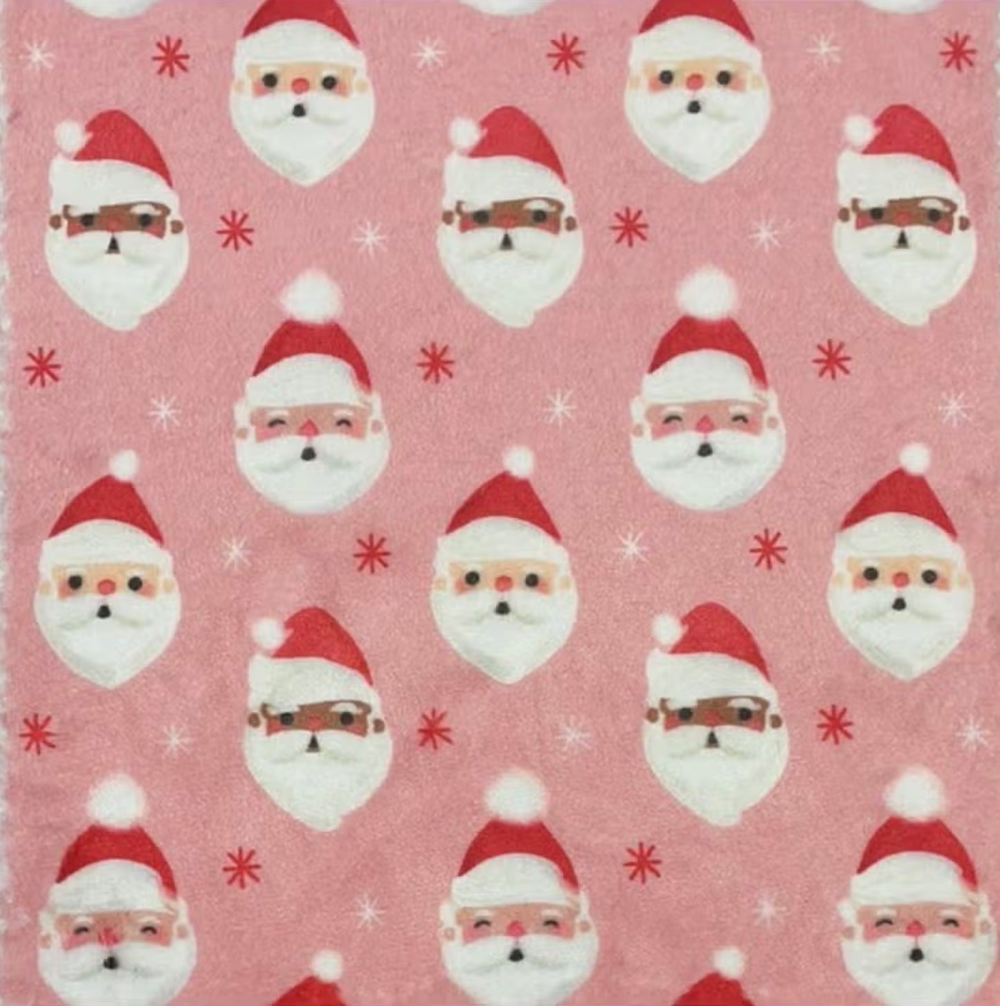 Pink Santa Plush PJ Pants