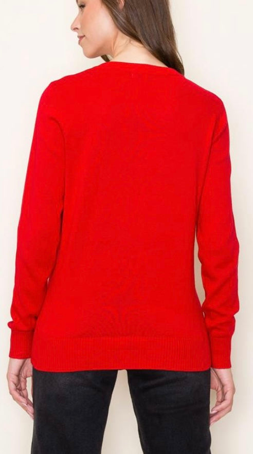 Holly Jolly Glitter Sweater