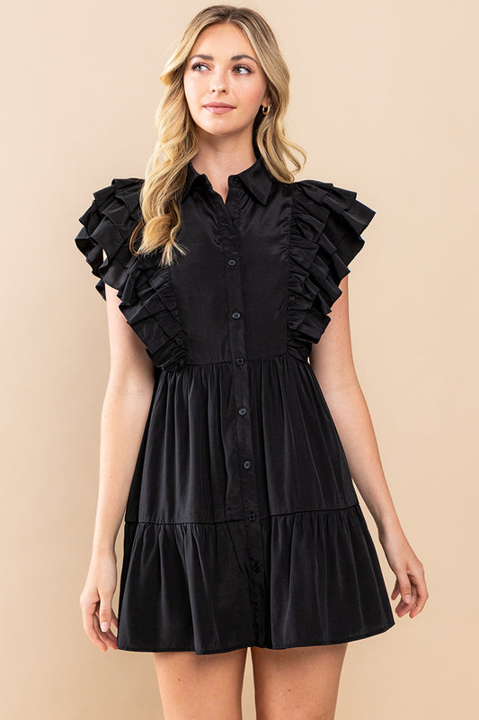 Collared Button Down Dress