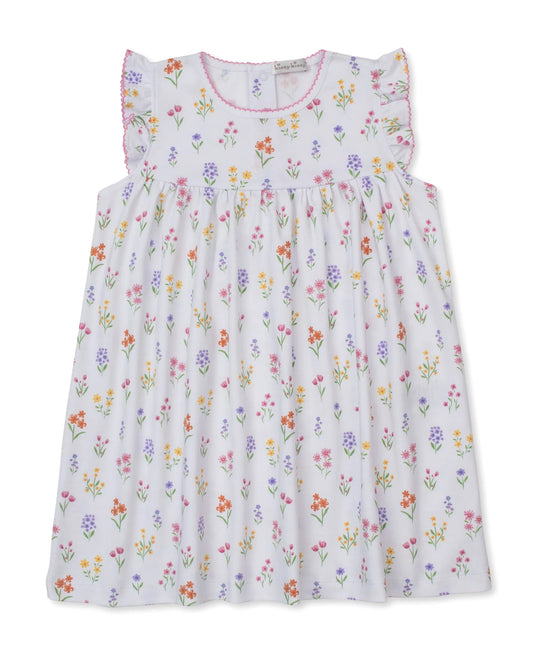 Floral White Dress