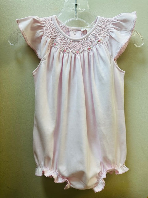 Light Pink Bubble with Hand Smocking