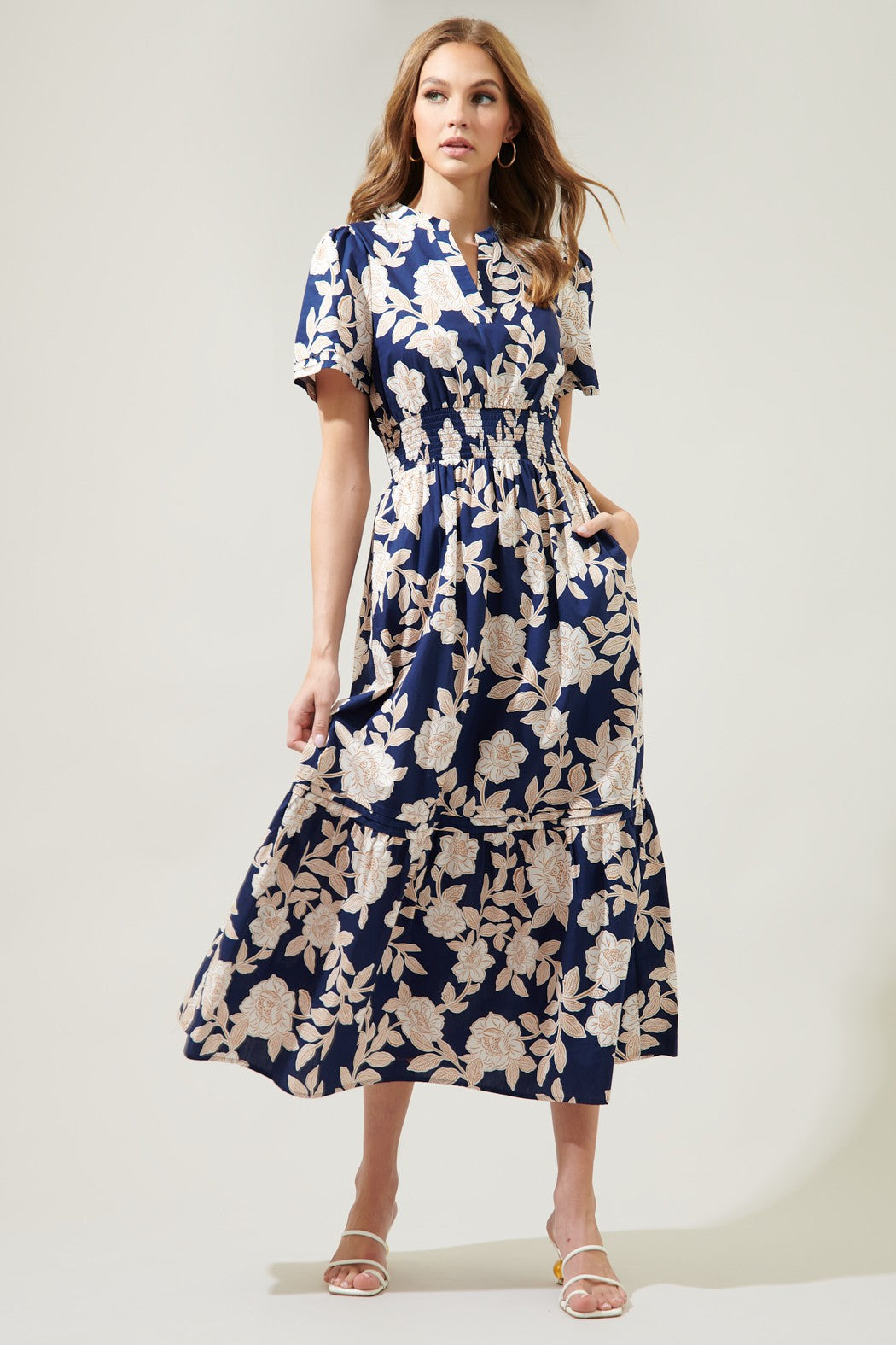 Lilo Night Tropics Poplin Maxi