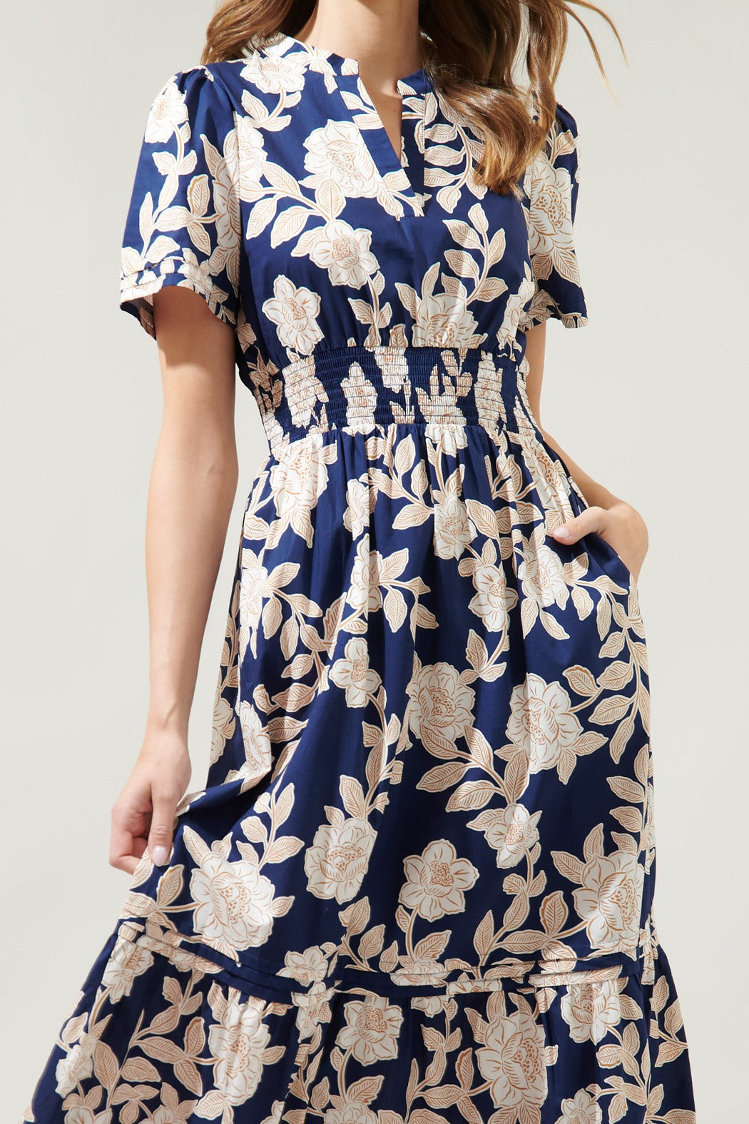 Lilo Night Tropics Poplin Maxi