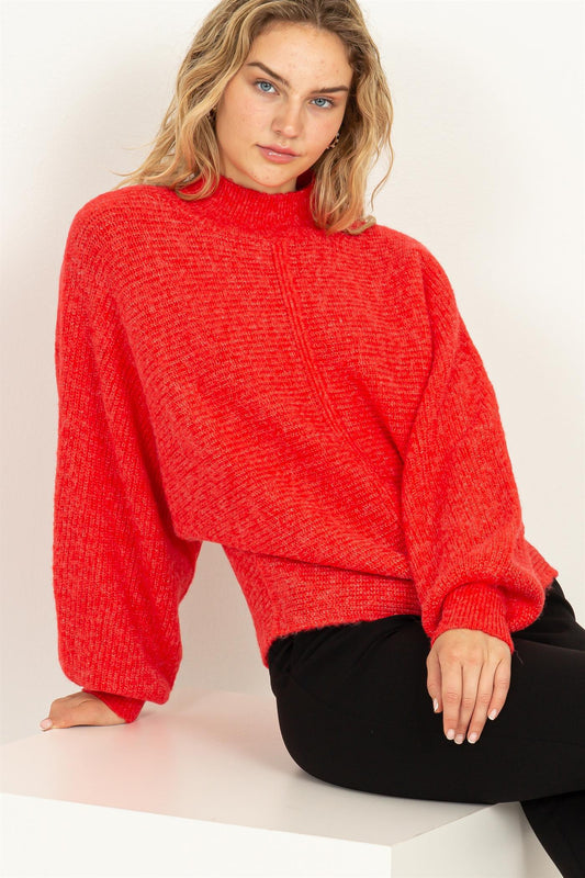 Balloon Sleeve Sweater