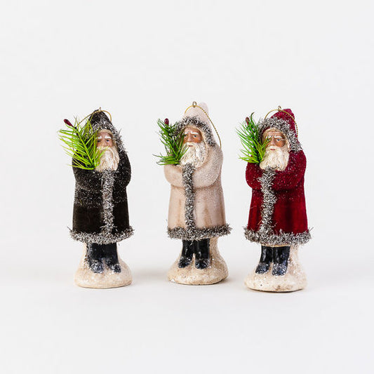 Velvet Belsnickle Ornament 5.5"