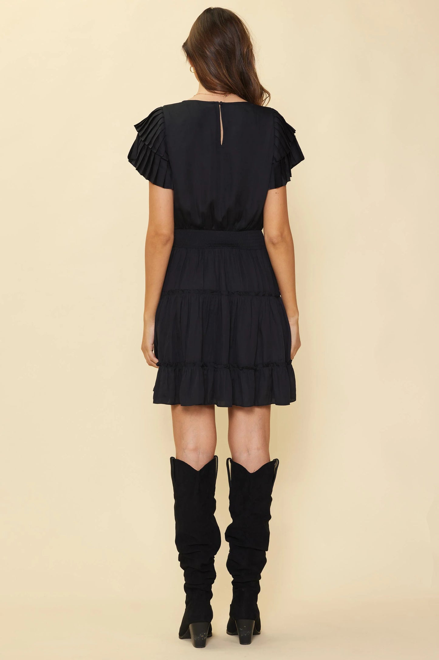SS Ruffled Mini Dress