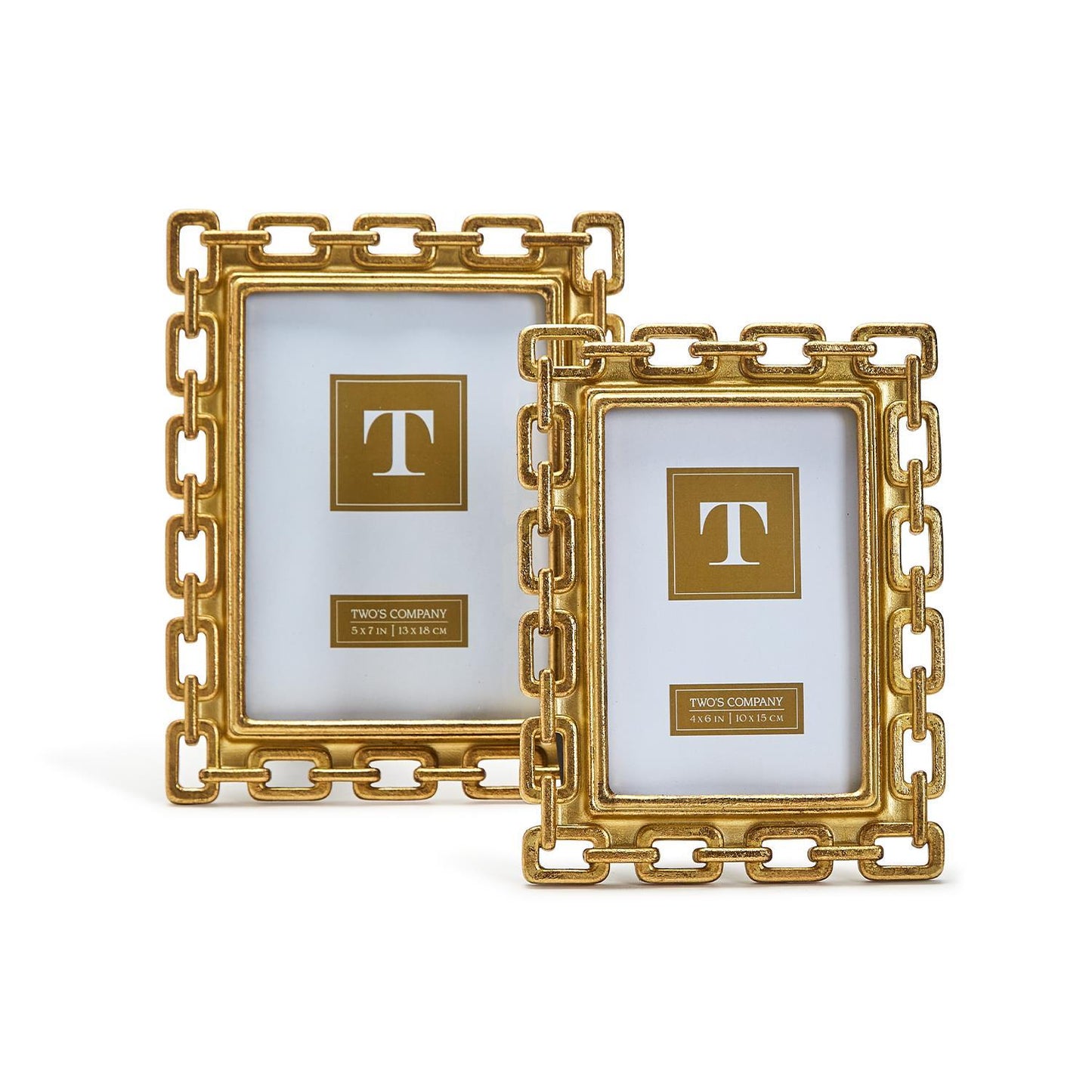5x7 Gold Chain Frame