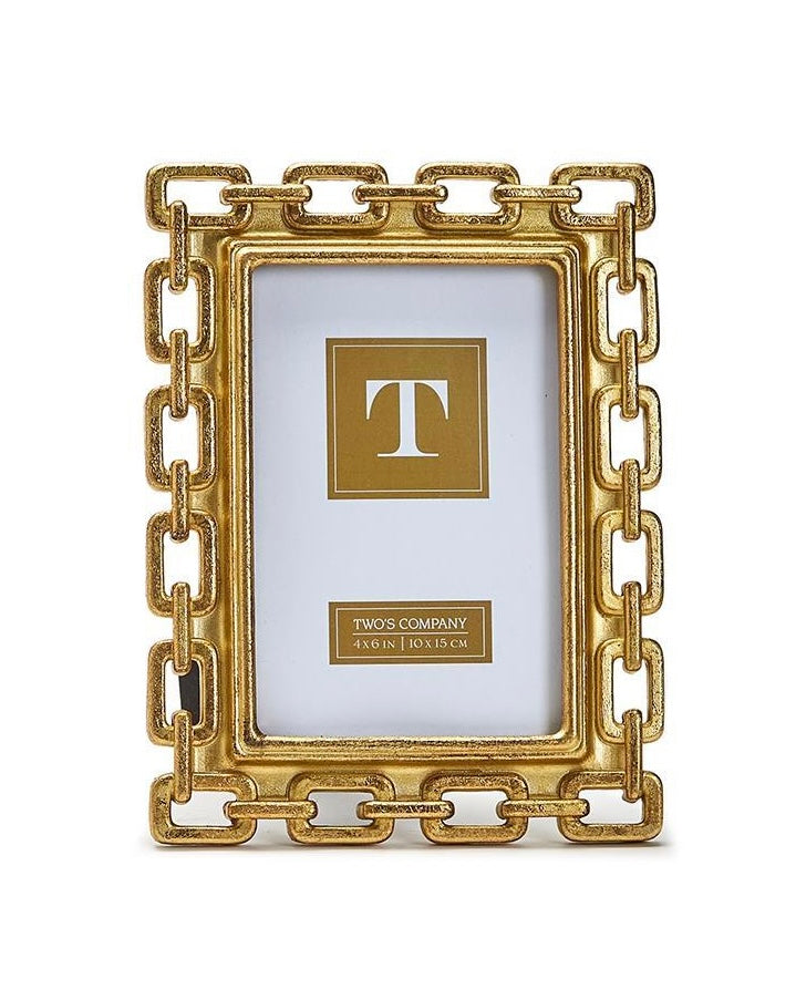 4x6 Gold Chain Frame