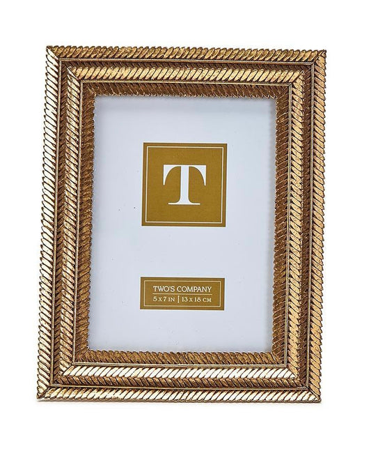 5x7 Gold Fern Frame