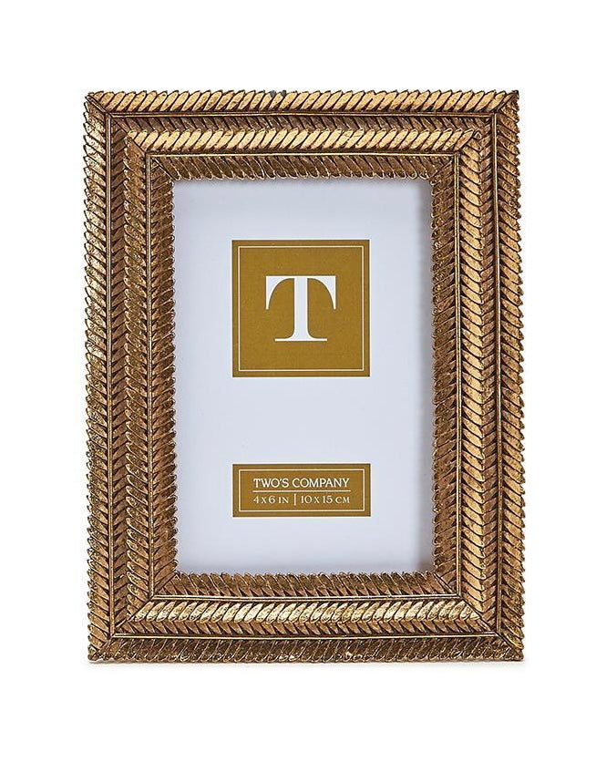 4x6 Gold Fern Frame