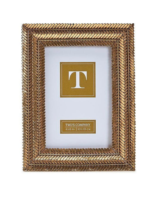 4x6 Gold Fern Frame