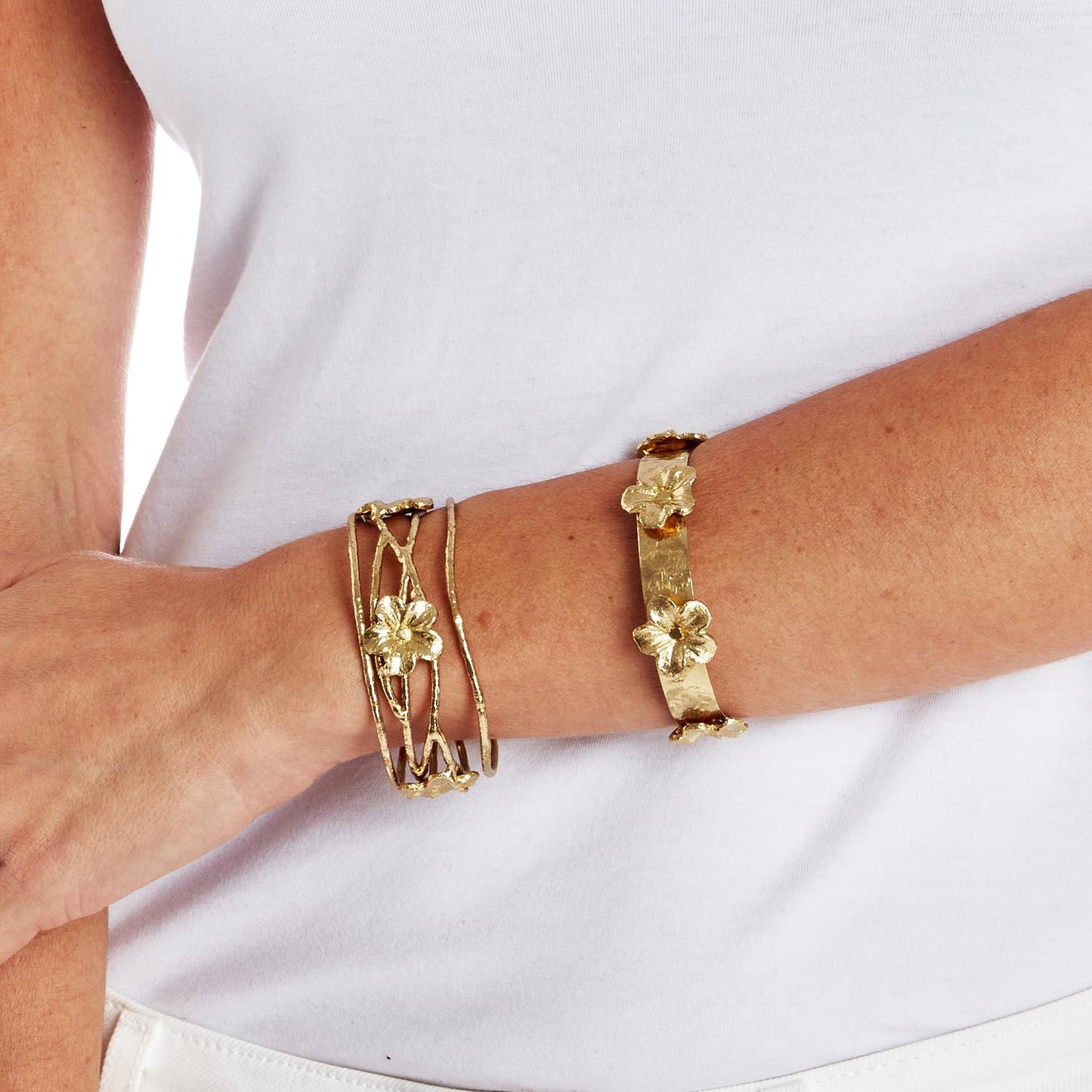 Flower Detail Cuff
