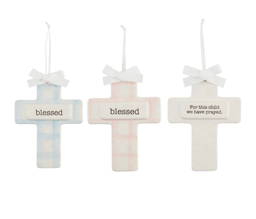 Ceramic Keepsake Cross