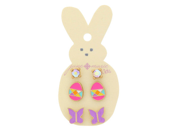 Kids 3 Stud Earring Set