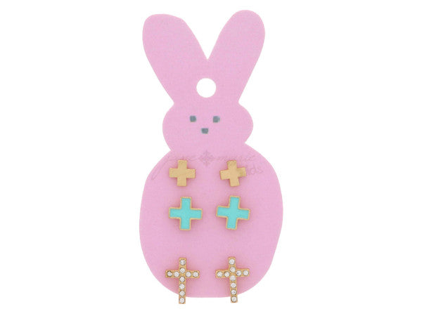 Kids 3 Stud Earring Set
