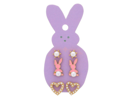 Kids 3 Stud Earring Set
