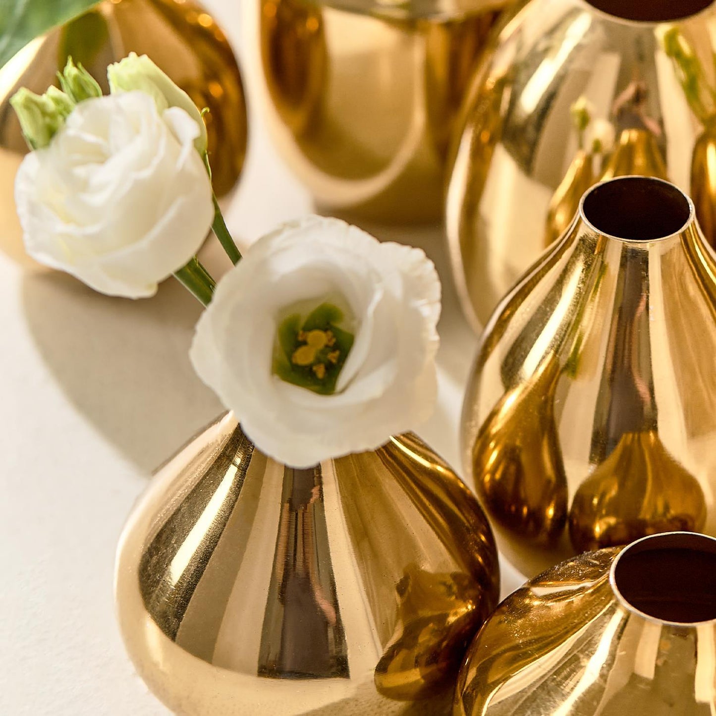 Gold Plated Nickel Vase